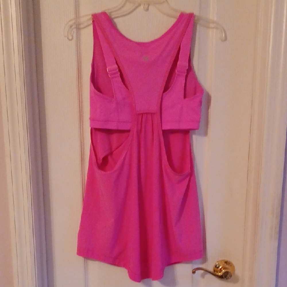 Lululemon Pink Racerback Tank Top with built-in bra size 6